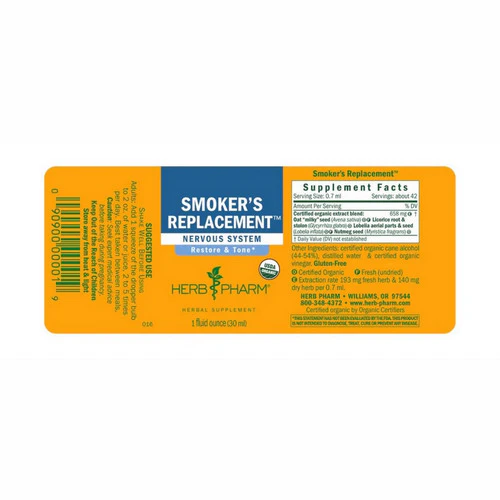 Herb Pharm, Smoker's Replacement, 1 fl oz - Image 2