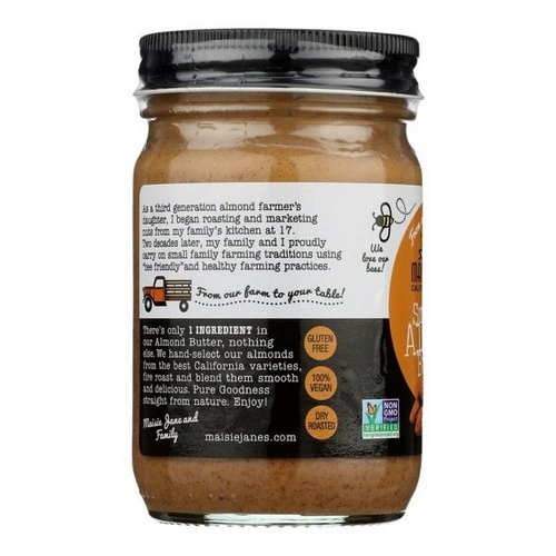 Maisie Janes, Smooth Almond Butter, 12 Oz (Case Of 6) - Image 2