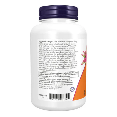 Now Foods, Sodium Ascorbate Powder, 8 OZ - Image 2