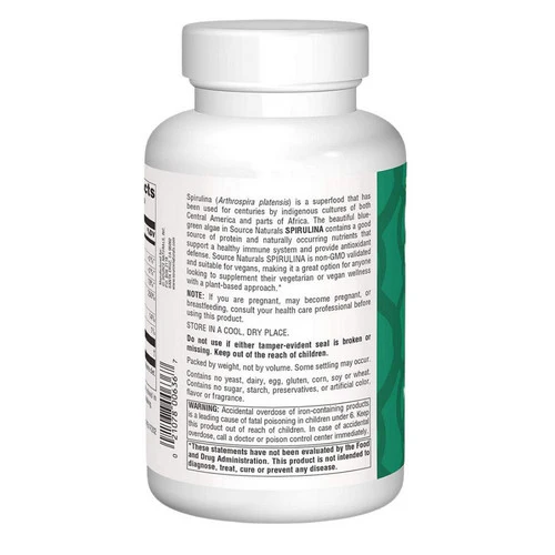 Source Naturals, Spirulina, Powder 8 Oz - Image 3