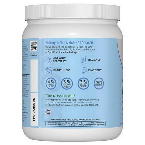 Garden of Life, Sport Grass Fed Whey Plus Skin Protein Powder, 457.5 Grams - Image 3