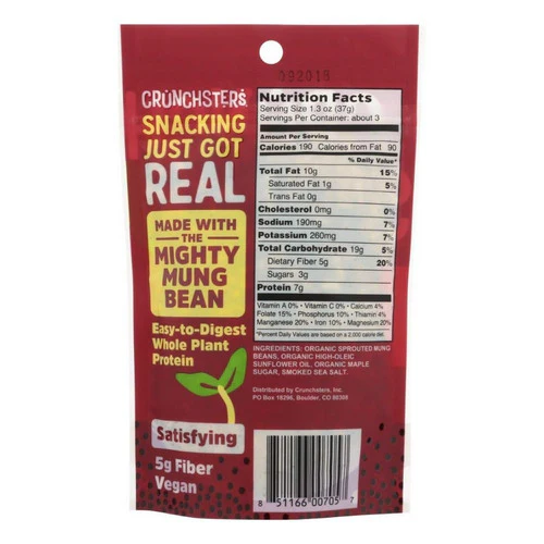 Crunchsters, Sprouted Protein Snack Beyond Bacon, 4 Oz (Case Of 6) - Image 2