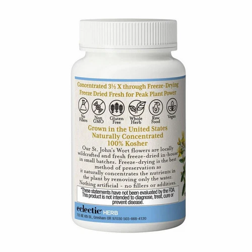 Eclectic Herb, St. John's Wort, 300 Mg, 120 Caps - Image 2