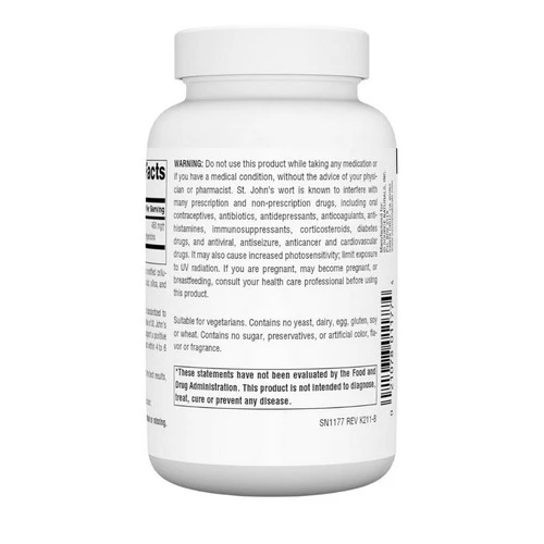 Source Naturals, St. John's Wort, 450 180 Tabs - Image 3