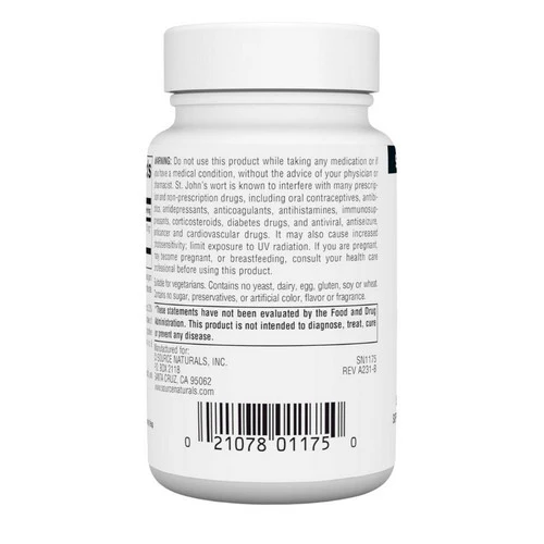 Source Naturals, St. John's Wort, 300 mg, 45 Tabs - Image 2