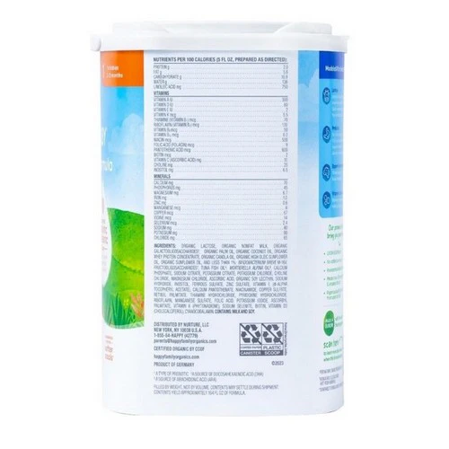 Happy Baby Food, Stage 1 Infant Formula, 22.9 Oz (Case Of 6) - Image 3