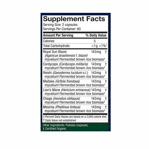 Host Defense, Stamets 7 Capsules, 120 Cap - Image 3