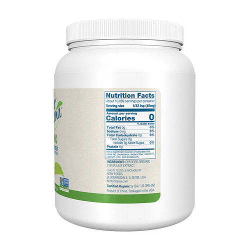 Now Foods, Stevia Extract, 1 lb - Image 2