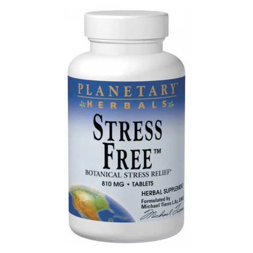 Planetary Herbals, Stress Free Calm Formula, 60 Tabs