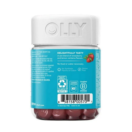 Olly, Stress Gummies, 0, Berry Verbena 42 Count - Image 3