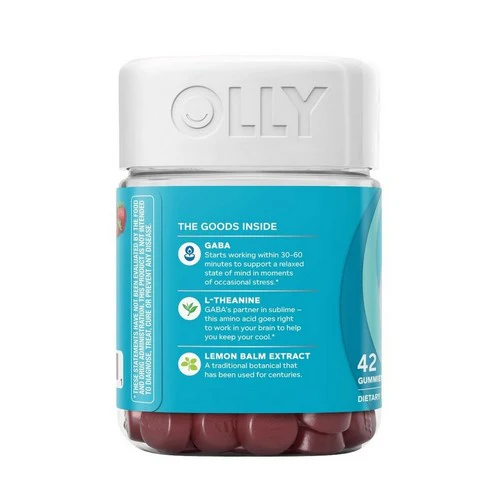 Olly, Stress Gummies, 0, Berry Verbena 42 Count - Image 4