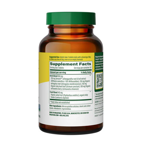 MegaFood, Stress Protect, 60 Tabs - Image 3
