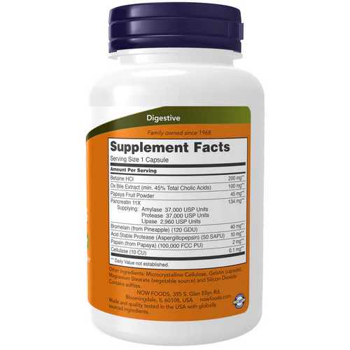 Now Foods, Super Enzymes, 90 Caps - Image 2