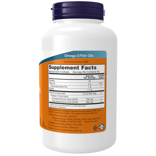 Now Foods, Super Omega EPA, 120 Softgels - Image 2