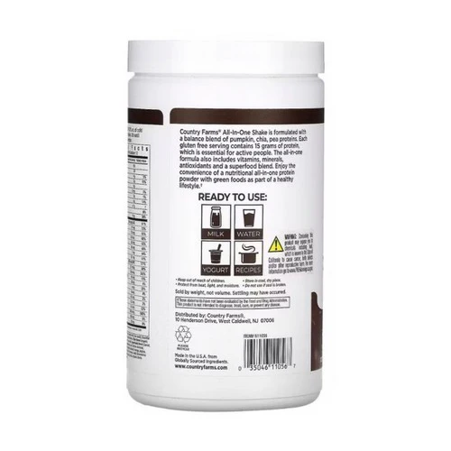 Country Farms, Super Shake Chocolate, 12.4 Oz - Image 3