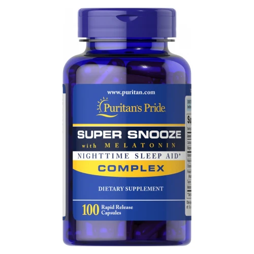 Puritan's Pride, Super Snooze with Melatonin, 120 Caplets