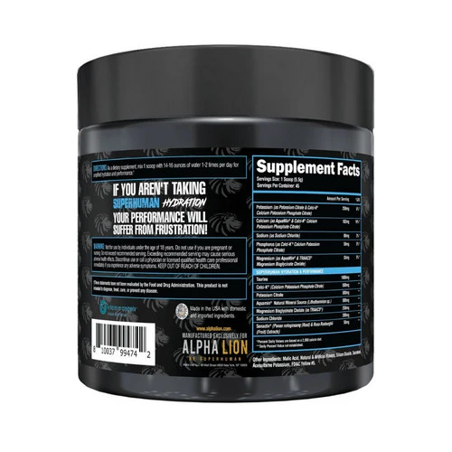 Alpha Lion, Superhuman Hydration Lemonardo Da Vinci, 240 Grams - Image 2