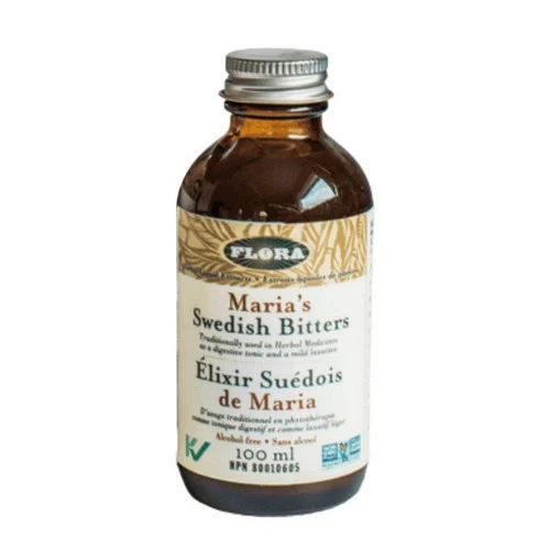 Flora, Swedish Bitters Alcohol-Free, 3.4 Oz