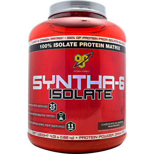BSN Inc., Syntha-6 Isolate, Chocolate 4 lbs