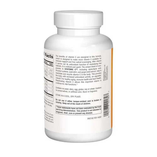 Source Naturals, Systemic C tablets, 1000mg, 200 Tabs - Image 3