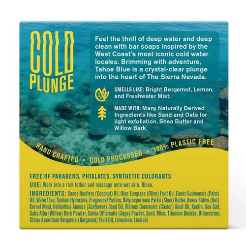 Every Man Jack, Tahoe Blue Body Bar Soap, 5 Oz - Image 3