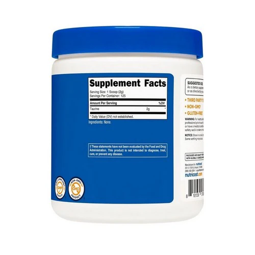 Nutricost, Taurine Powder, 250 Grams - Image 2