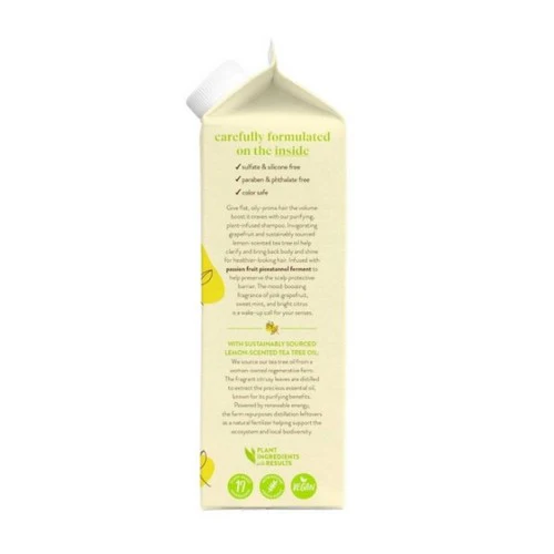 Babo Botanicals, Tea Tree & Grapefruit Purifying Shampoo, 12 Oz - Image 4