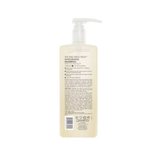Giovanni Cosmetics, Tea Tree Triple Treat Invigorating Shampoo, 24 Fl Oz - Image 2