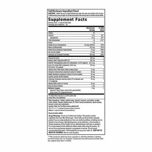Irwin Naturals, Testosterone Extra Fat Burner, 60 Softgels - Image 2