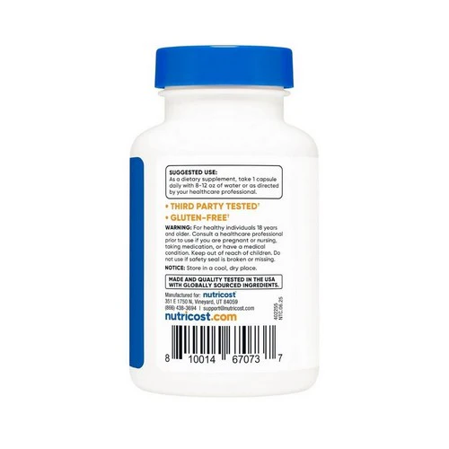 Nutricost, Theobromine Capsules, 400 Mg, 90 Count - Image 3