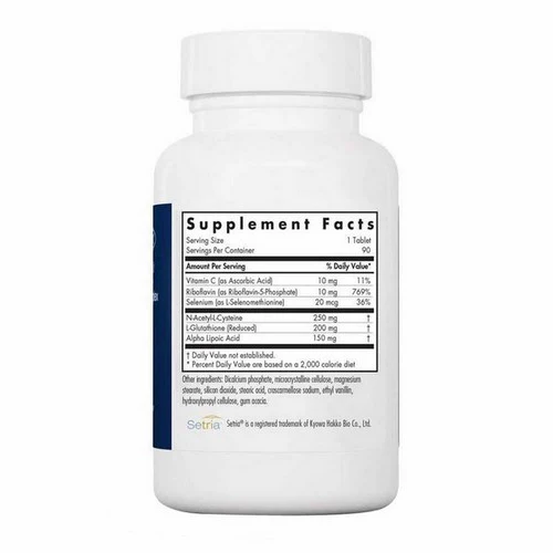 Nutricology/ Allergy Research Group, ThioDox Glutathione Complex, 90 Tabs - Image 3