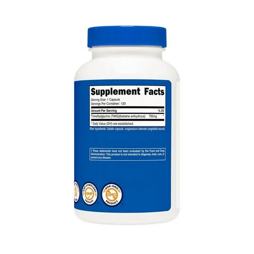 Nutricost, TMG Capsules, 750 Mg, 120 Count - Image 3