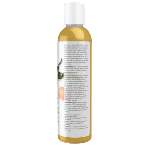 Now Foods, Tranquil Rose Massage Oil, 8 Oz - Image 2