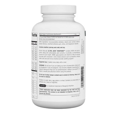 Source Naturals, Ultra Joint Response, 180 Tabs - Image 3