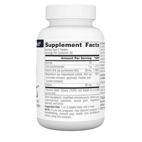 Source Naturals, Ultra-Mag, 60 Tabs - Image 2