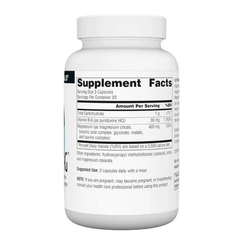 Source Naturals, Ultra Magnesium, 90 Veggie Capsules - Image 2