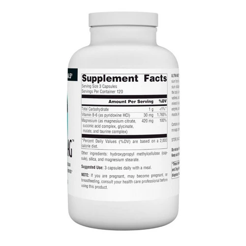 Source Naturals, Ultra Magnesium, 360 Veggie Capsules - Image 2