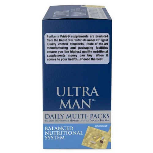 Puritan's Pride, Ultra Man Daily Multivitamins, 30 Packets - Image 3