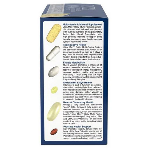 Puritan's Pride, Ultra Man Daily Multivitamins, 30 Packets - Image 4