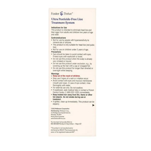 Foster And Thrive, Ultra Pesticide Free Lice Treatment System, 3.4 Oz - Image 3