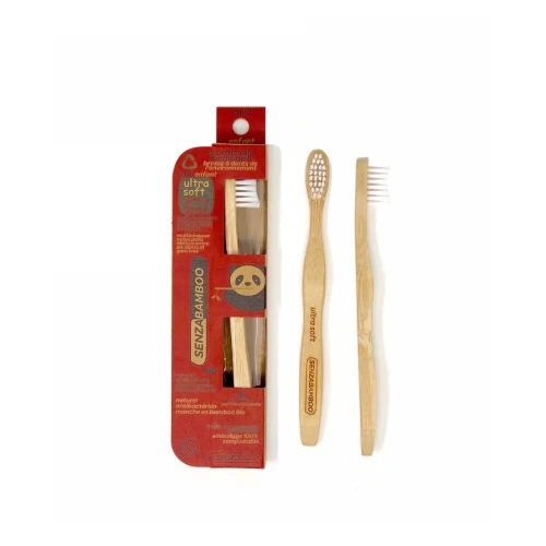 Senzacare, Ultra Soft Child Bamboo Toothbrush, 0, 1 Count