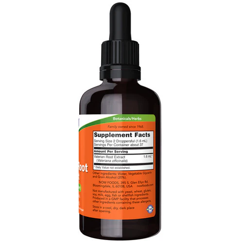 Now Foods, Valerian Root Extract, 2 OZ - Image 2