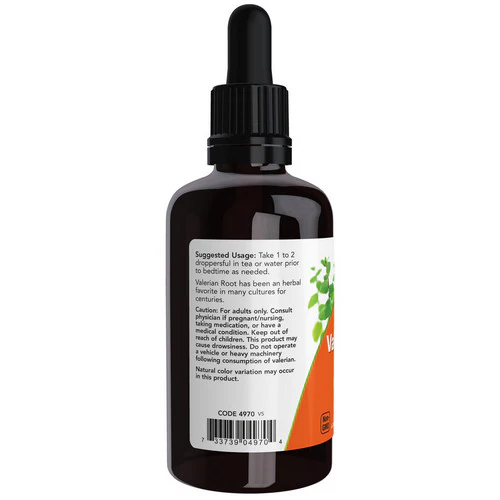 Now Foods, Valerian Root Extract, 2 OZ - Image 3