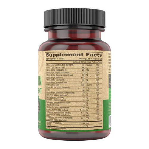 Deva Vegan Vitamins, Vegan Tiny Tab Multivitamin & Mineral, 90 Tabs - Image 2