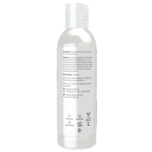 Now Foods, Vegetable Glycerine, 4 OZ - Image 2