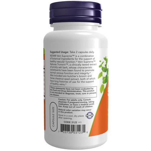 Now Foods, Vein Supreme, 90 Veg Caps - Image 3