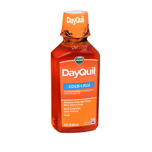 Vicks, Dayquil Cold Flu Multi-Symptom Relief Liquid, 12 oz