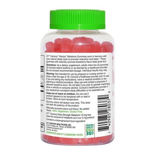 21st Century, Vita Joy Melatonin, 60 Gummies - Image 2