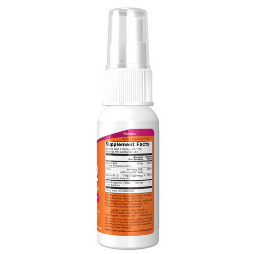 Now Foods, Vitamin B-12 Liposomal Spray, 2 OZ - Image 2