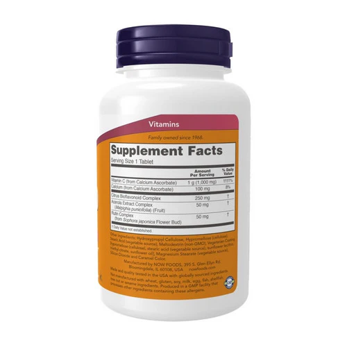 Now Foods, Vitamin C-1000 Complex, 90 Tablets - Image 2